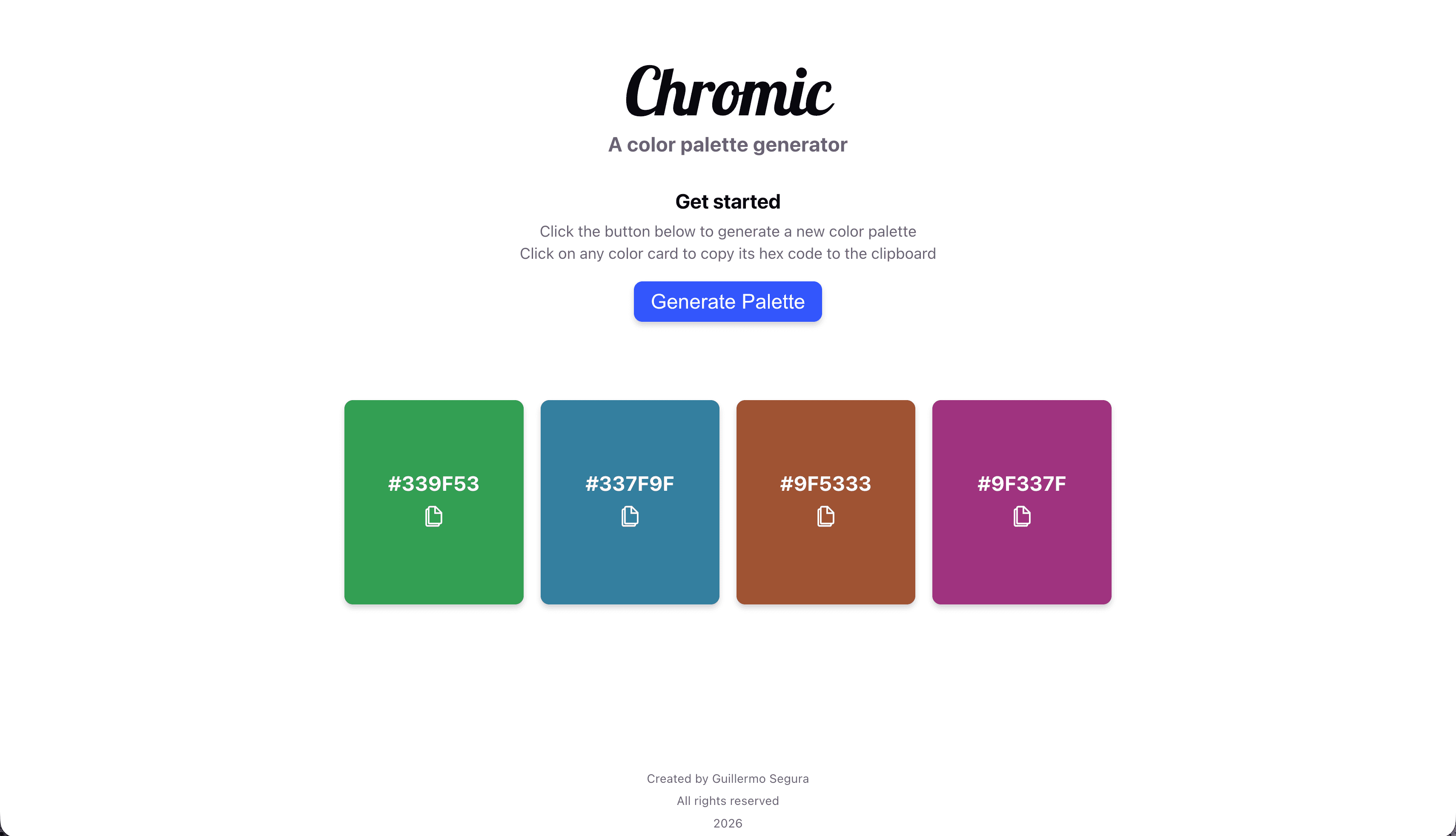 Chromic app